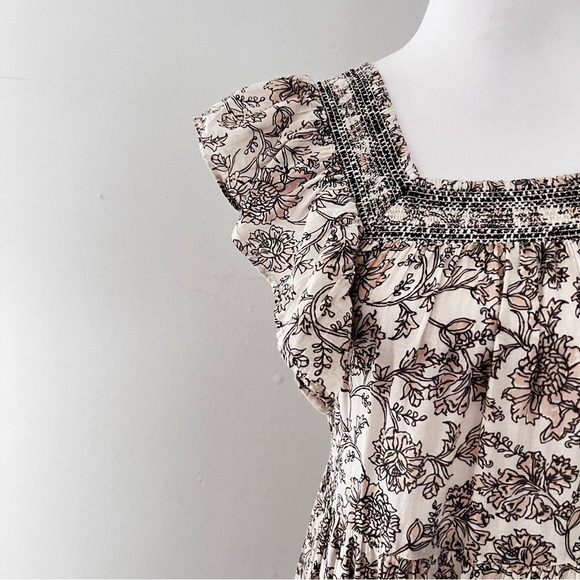 Free People Bonita Printed Midi Dress Tea Combo XS - Picture 6 of 16